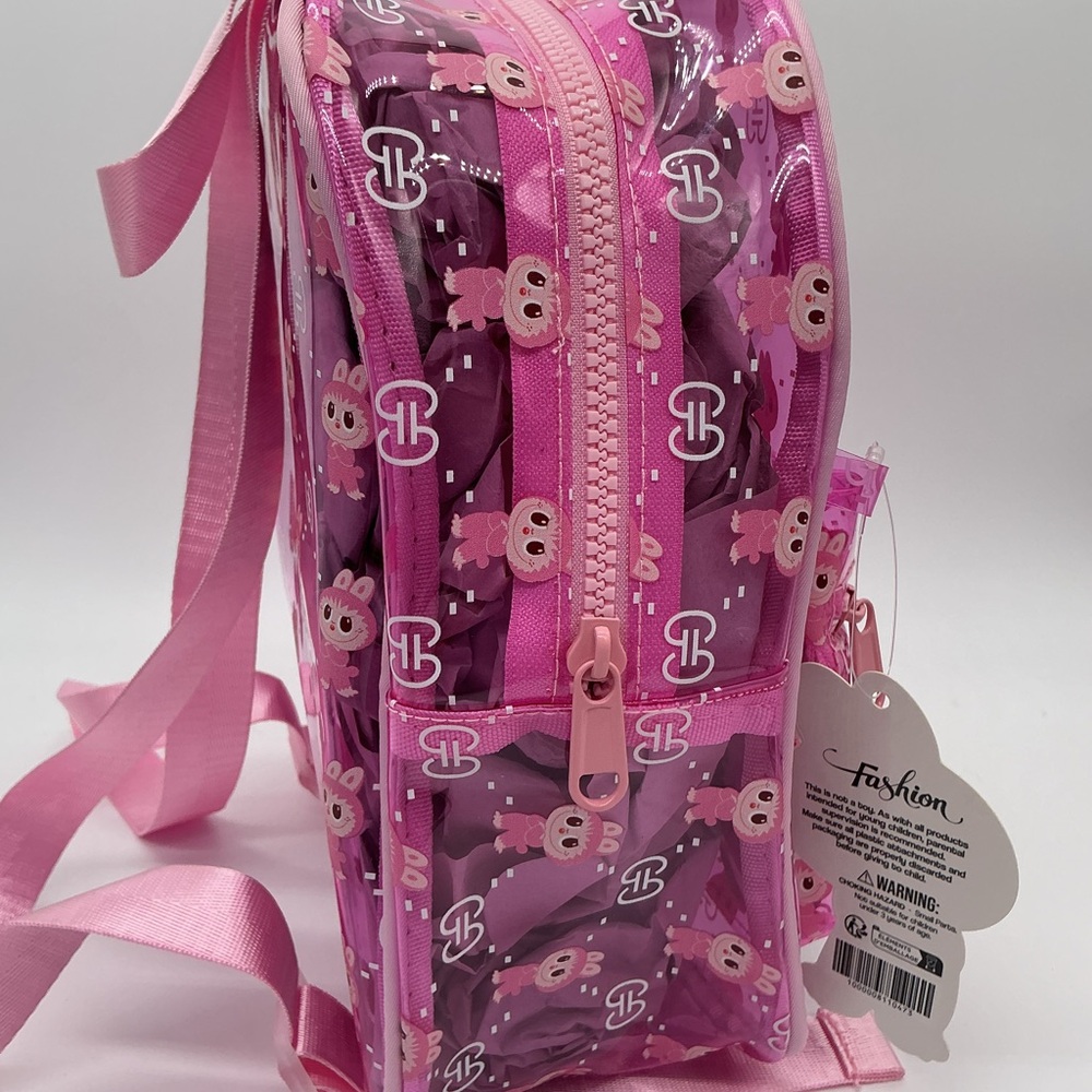 Pink Labubu Inspired Backpack - Picture 2 of 3